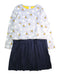 A Grey Long Sleeve Dresses from Petit Bateau in size 12Y for girl. (Front View)