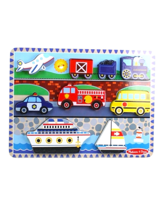 A Multicolour Board Games & Puzzles from Melissa & Doug in size 2T for neutral. (Front View)