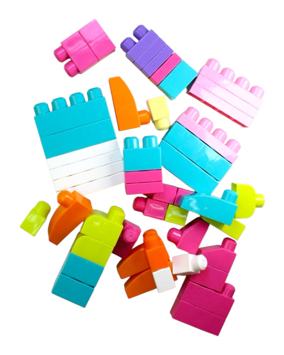 A Multicolour Lego & Building Blocks from Mega Bloks in size 12-18M for neutral. (Back View)