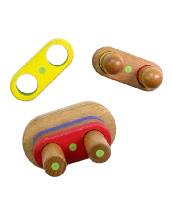 A Multicolour Wooden Toys from Tegu in size 6-12M for neutral. (Back View)