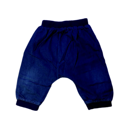 A Blue Casual Pants from Bout'Chou in size 3-6M for boy. (Front View)