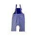 A Blue Long Overalls from The Little White Company in size 0-3M for boy. (Back View)