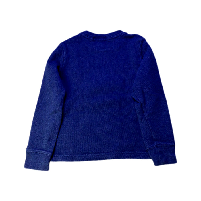 A Navy Long Sleeve Tops from Polo Ralph Lauren in size 3T for boy. (Back View)