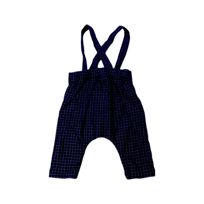 A Navy Long Overalls from Jacadi in size 3-6M for neutral. (Back View)