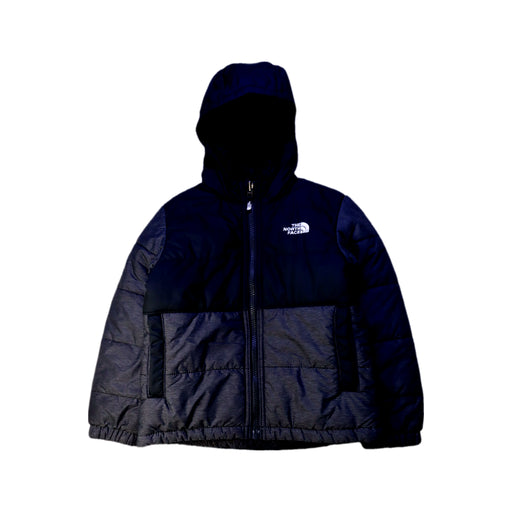 A Black Puffer/Quilted Jackets from The North Face in size 4T for boy. (Front View)