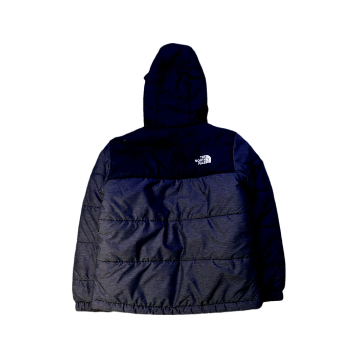 A Black Puffer/Quilted Jackets from The North Face in size 4T for boy. (Back View)