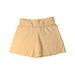 A Yellow Shorts from Excuse My French in size 4T for girl. (Front View)