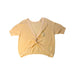 A Beige Short Sleeve Tops from Excuse My French in size 4T for girl. (Back View)