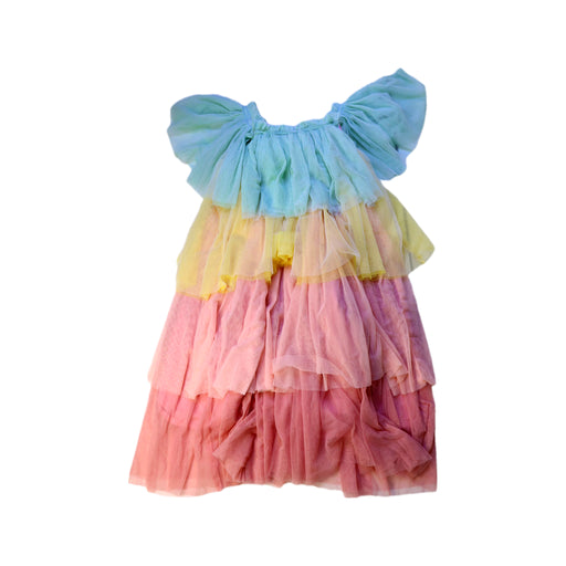 A Multicolour Sleeveless Dresses from Meri Meri in size 3T for girl. (Front View)