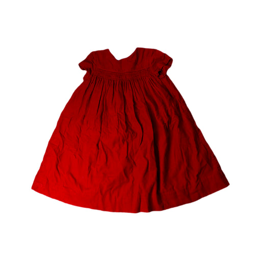 A Red Short Sleeve Dresses from Polo Ralph Lauren in size 5T for girl. (Front View)