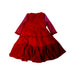 A Red Long Sleeve Dresses from Wild & Gorgeous in size 4T for girl. (Back View)