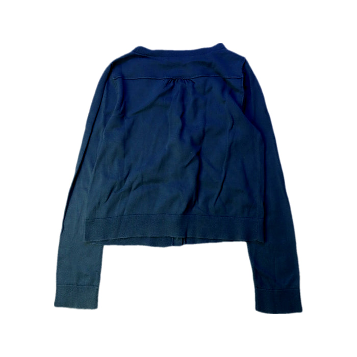 A Navy Cardigans from Bonpoint in size 8Y for girl. (Back View)
