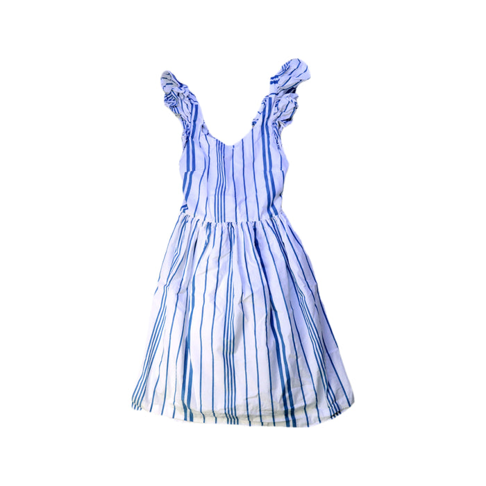 A Blue Sleeveless Dresses from Jacadi in size 10Y for girl. (Front View)
