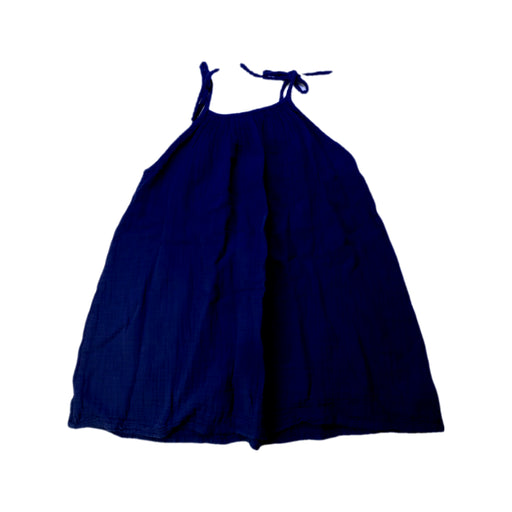 A Blue Sleeveless Dresses from Numero 74 in size 8Y for girl. (Front View)