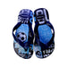 A Blue Flip Flops from Havaianas in size 5T for boy. (Back View)