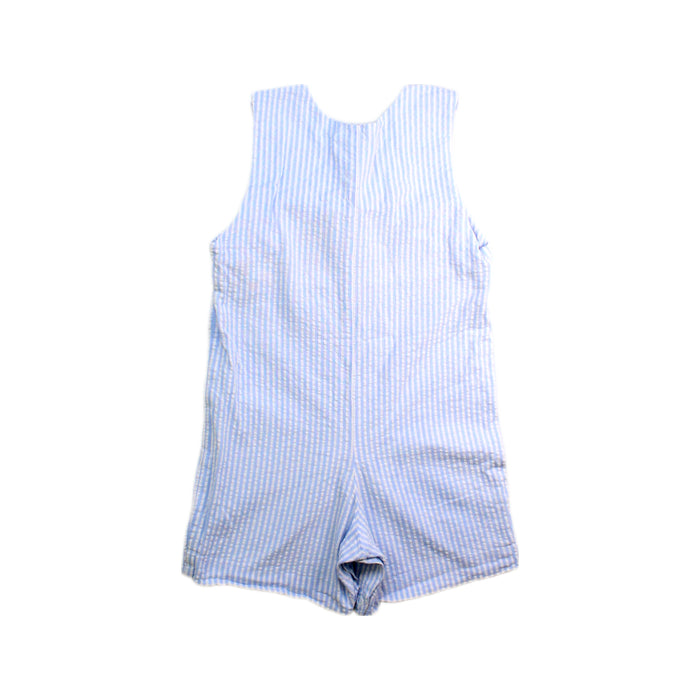 A Blue Sleeveless Rompers from Southern Sunshine in size 18-24M for girl. (Back View)