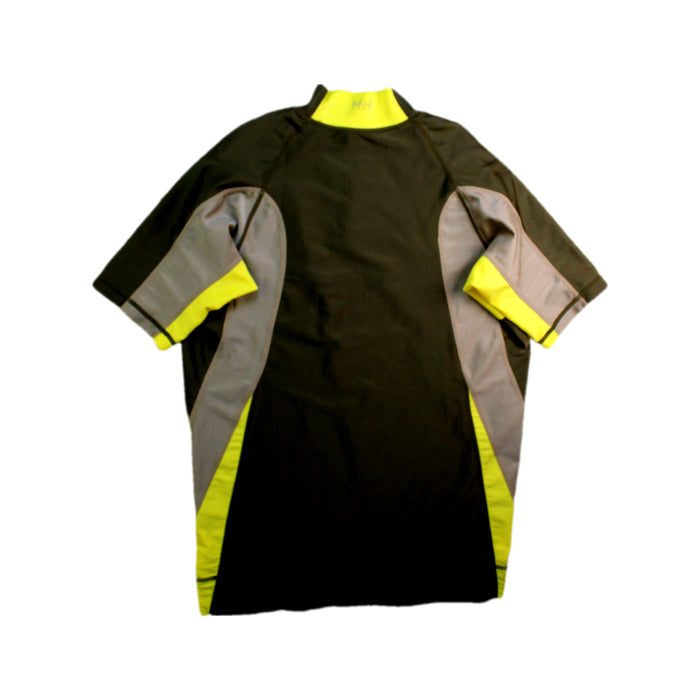 A Black Rash Guards from Helly Hansen in size 10Y for boy. (Back View)