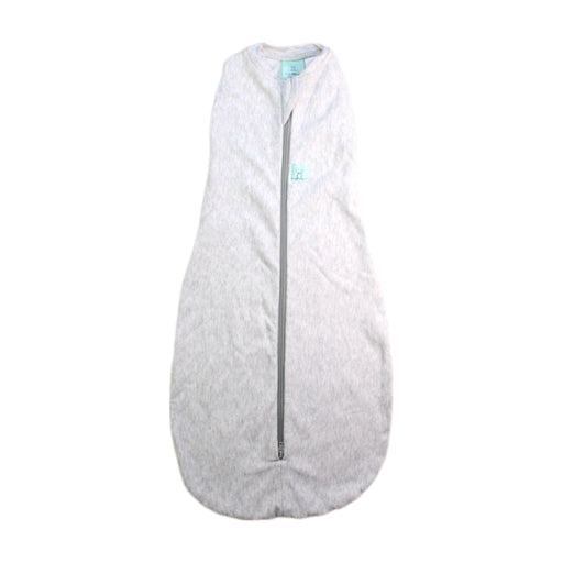 A Grey Sleepsacs from ErgoPouch in size 0-3M for neutral. (Front View)
