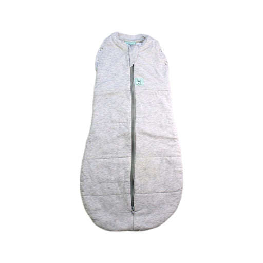 A Grey Sleepsacs from ErgoPouch in size 0-3M for neutral. (Front View)