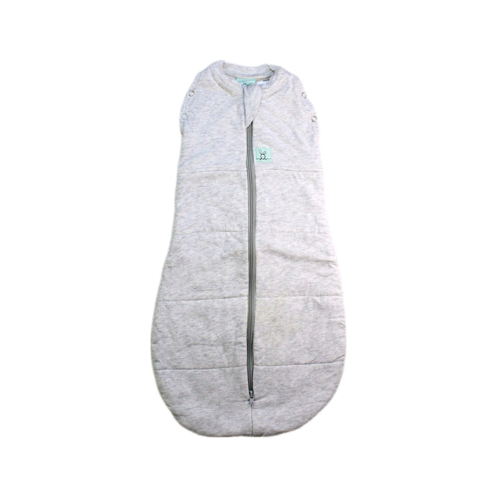 A Grey Sleepsacs from ErgoPouch in size 0-3M for neutral. (Front View)