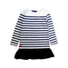 A White Long Sleeve Dresses from Polo Ralph Lauren in size 5T for girl. (Front View)