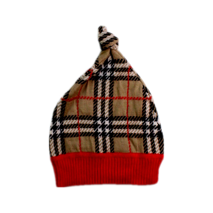 A Multicolour Winter Hats from Burberry in size 6-12M for neutral. (Back View)