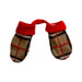 A Beige Gloves & Mittens from Burberry in size 6-12M for neutral. (Front View)