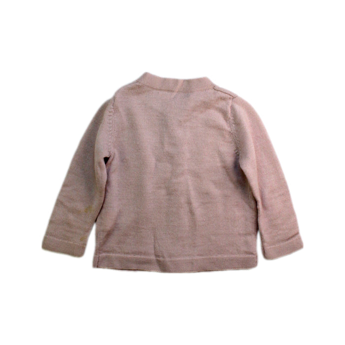 A Beige Cardigans from Bonpoint in size 6-12M for girl. (Back View)