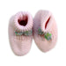 A Pink Booties from Jacadi in size 4T for girl. (Back View)