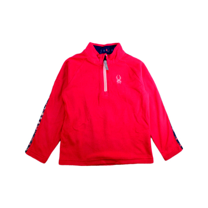 A Pink Long Sleeve Tops from Spyder in size 4T for girl. (Front View)