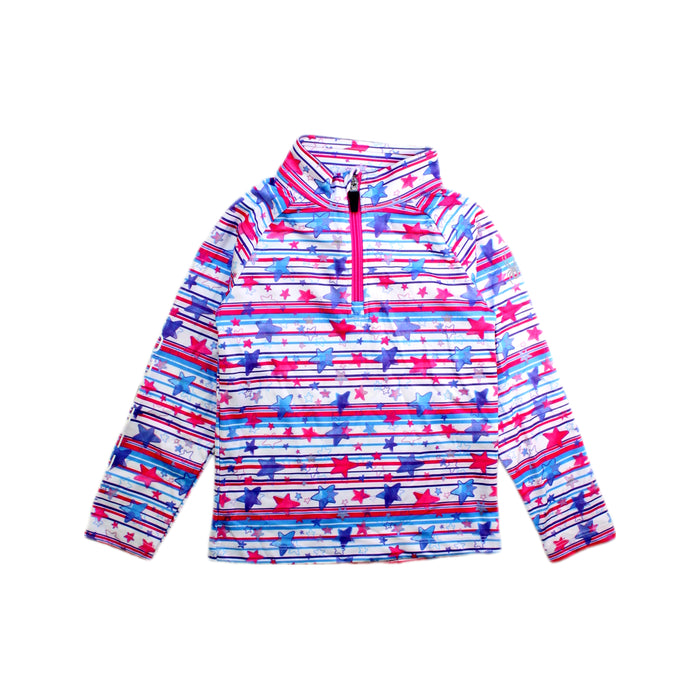 A Multicolor Long Sleeve Tops from Spyder in size 3T for girl. (Front View)