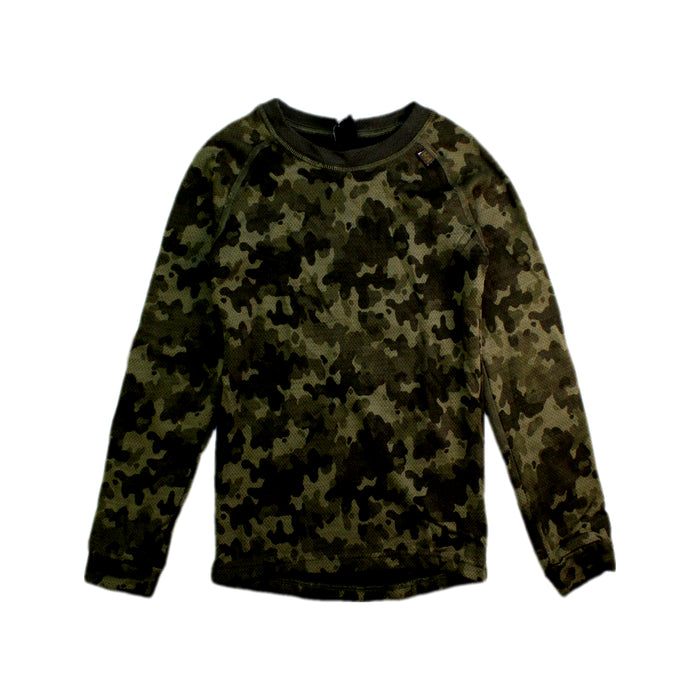 A Green Base Layers from Helly Hansen in size 7Y for boy. (Front View)