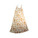 A White Sleeveless Dresses from Excuse My French in size 6T for girl. (Front View)