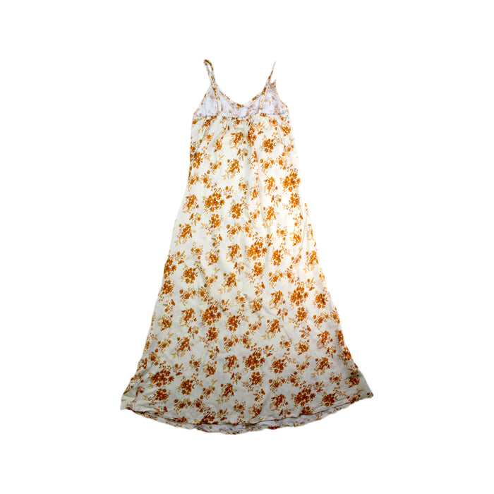 A White Sleeveless Dresses from Excuse My French in size 6T for girl. (Back View)
