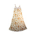 A White Sleeveless Dresses from Excuse My French in size 6T for girl. (Back View)