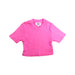 A Pink Short Sleeve Tops from Seed in size 8Y for girl. (Front View)