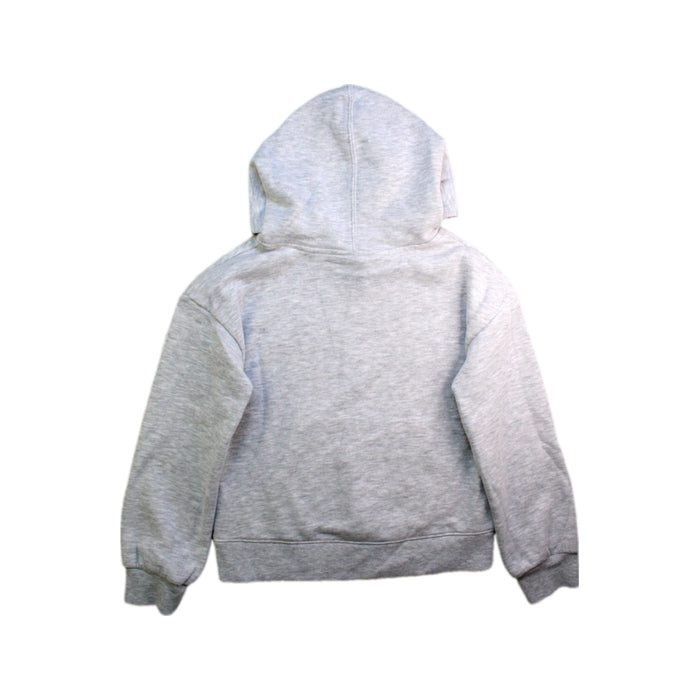 A Grey Hooded Sweatshirts from Under Armour in size 6T for girl. (Back View)