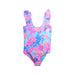 A Multicolour Swimsuits from Lilly Pulitzer in size 8Y for girl. (Back View)