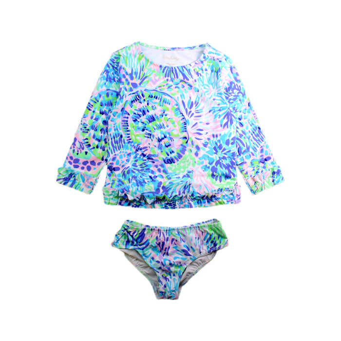A Multicolour Swim Sets from Lilly Pulitzer in size 7Y for girl. (Front View)