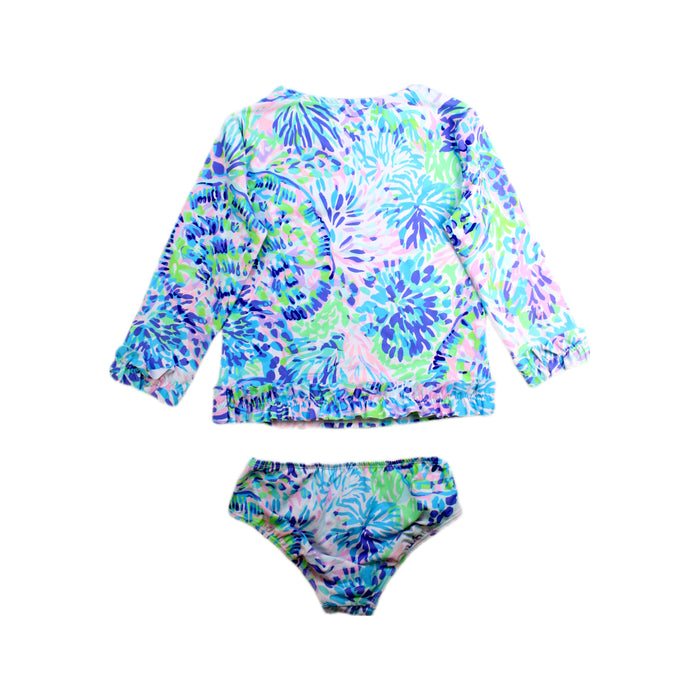 A Multicolour Swim Sets from Lilly Pulitzer in size 7Y for girl. (Back View)