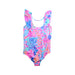 A Multicolour Swimsuits from Lilly Pulitzer in size 7Y for girl. (Back View)