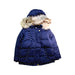 A Navy Puffer/Quilted Coats & Outerwear from Crewcuts in size 6T for girl. (Front View)