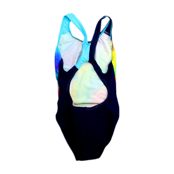 A Multicolour Swimsuits from Speedo in size 10Y for girl. (Back View)