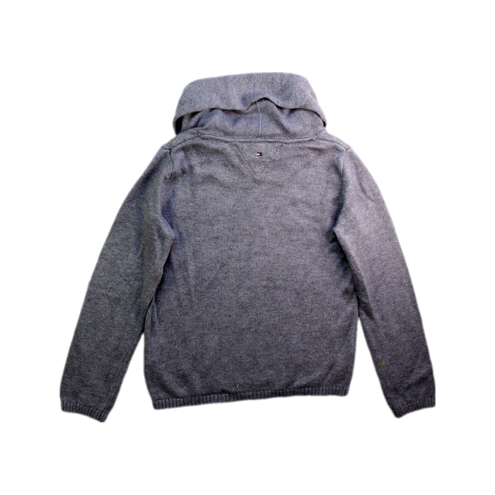 A Grey Knit Sweaters from Tommy Hilfiger in size 5T for girl. (Back View)