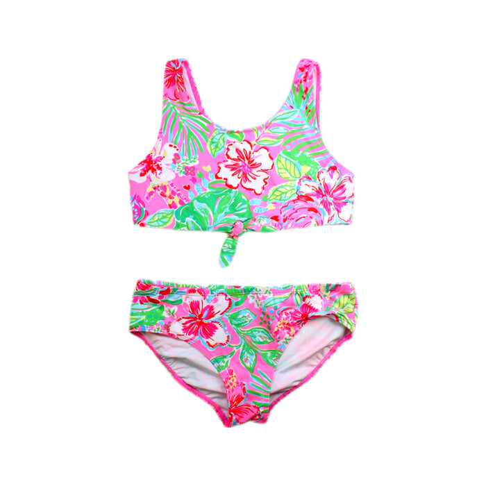 A Pink Bikinis from Lilly Pulitzer in size 10Y for girl. (Front View)