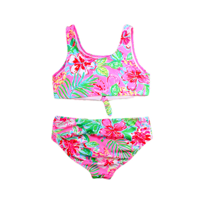 A Pink Bikinis from Lilly Pulitzer in size 10Y for girl. (Back View)
