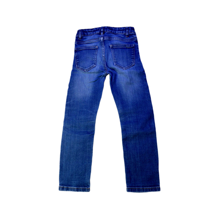 A Blue Jeans from Monoprix in size 5T for boy. (Back View)
