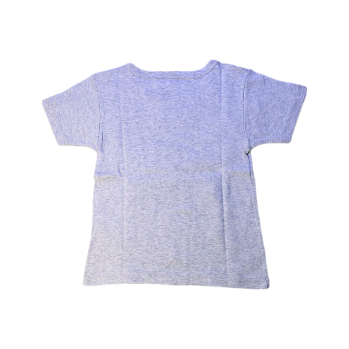 A Grey Short Sleeve T Shirts from Petit Bateau in size 4T for neutral. (Back View)