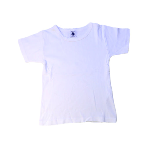 A White Short Sleeve T Shirts from Petit Bateau in size 3T for neutral. (Front View)
