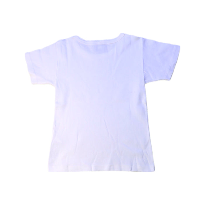 A White Short Sleeve T Shirts from Petit Bateau in size 3T for neutral. (Back View)